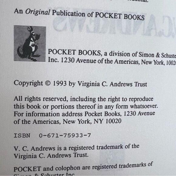 Vintage 90s VC Andrews Hardcover Bundle Nostalgia Retro - Picture 8 of 9